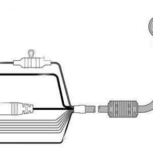 Power/Data/Video Cable 1.5M — angled