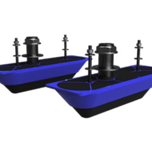 StructureScan 3D Stainless Steel Dual Thru-Hull Transducer